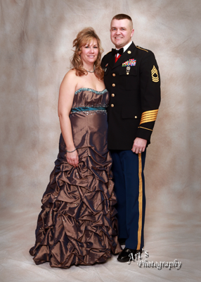 Holiday Party Couple Portrait