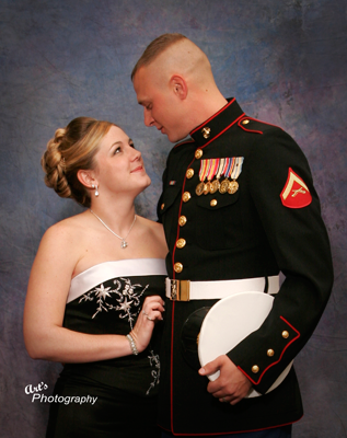 Holiday Party Couple Portrait